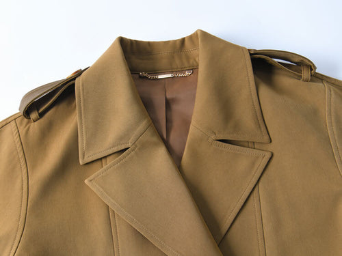 Casual Elegant Short Trench Coat For Women | Stylish Women Trench Coat