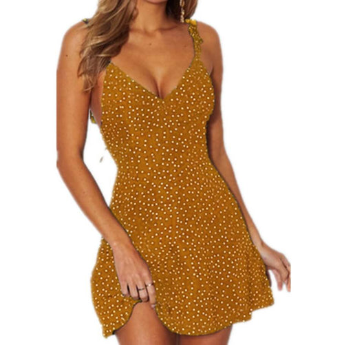 Lightweight Polka Dot Dress For Hot Humid Weather | Summer Beach Dress