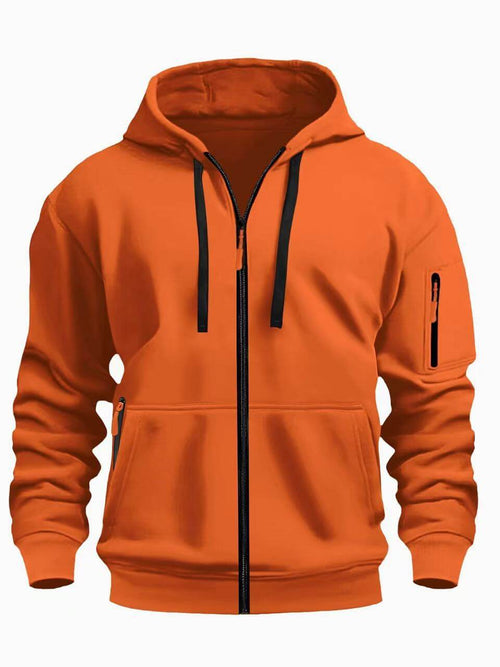 Men’s Stylish Zip Up Hoodie Casual Wear | Sports Hooded Cardigan Men