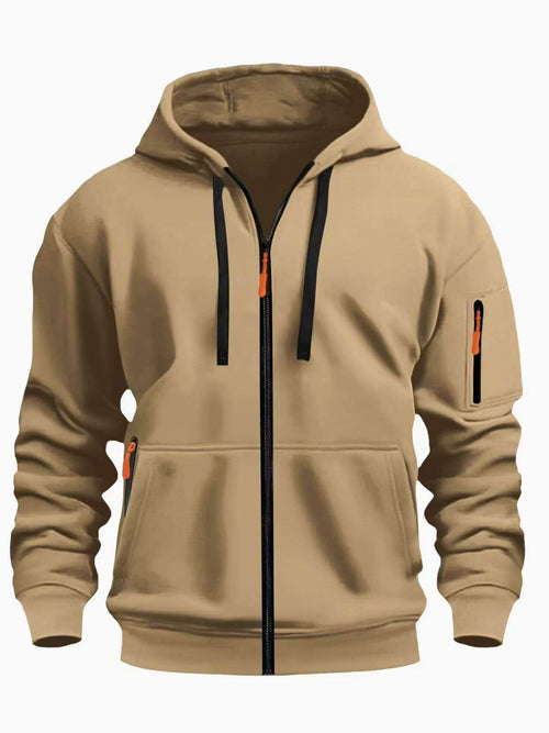 Men’s Stylish Zip Up Hoodie Casual Wear | Sports Hooded Cardigan Men