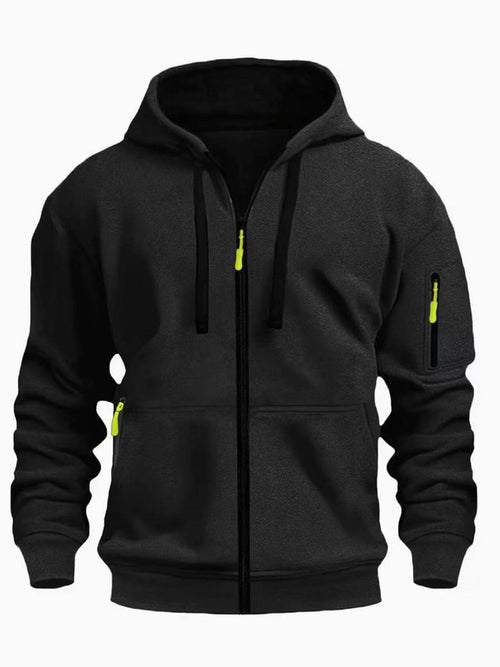 Men’s Stylish Zip Up Hoodie Casual Wear | Sports Hooded Cardigan Men