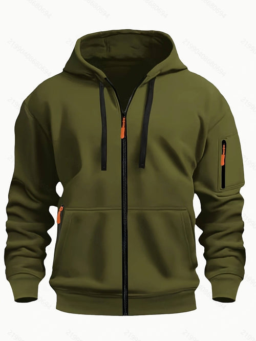 Men’s Stylish Zip Up Hoodie Casual Wear | Sports Hooded Cardigan Men