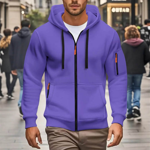 Men’s Stylish Zip Up Hoodie Casual Wear | Sports Hooded Cardigan Men