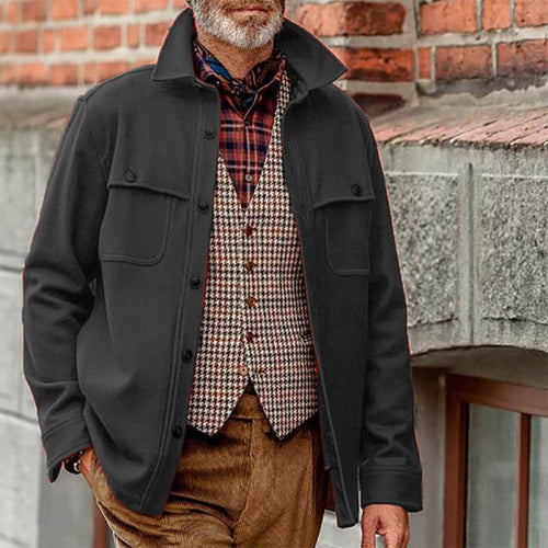 Slim Fit Single-Breasted Men’s Blazer | European Style Men’s Jacket