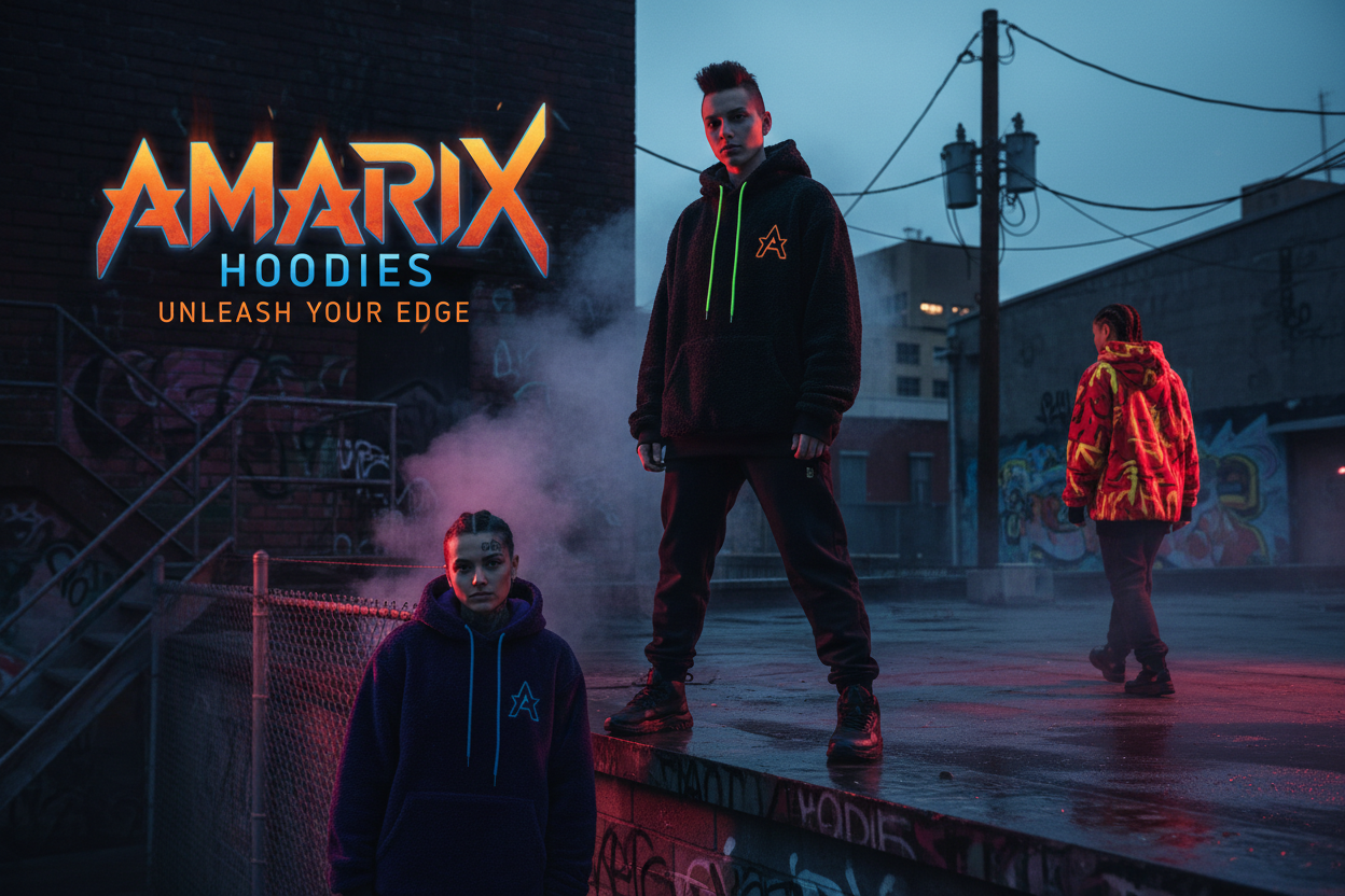 AMARIX HOODIES - Bold Style Banner